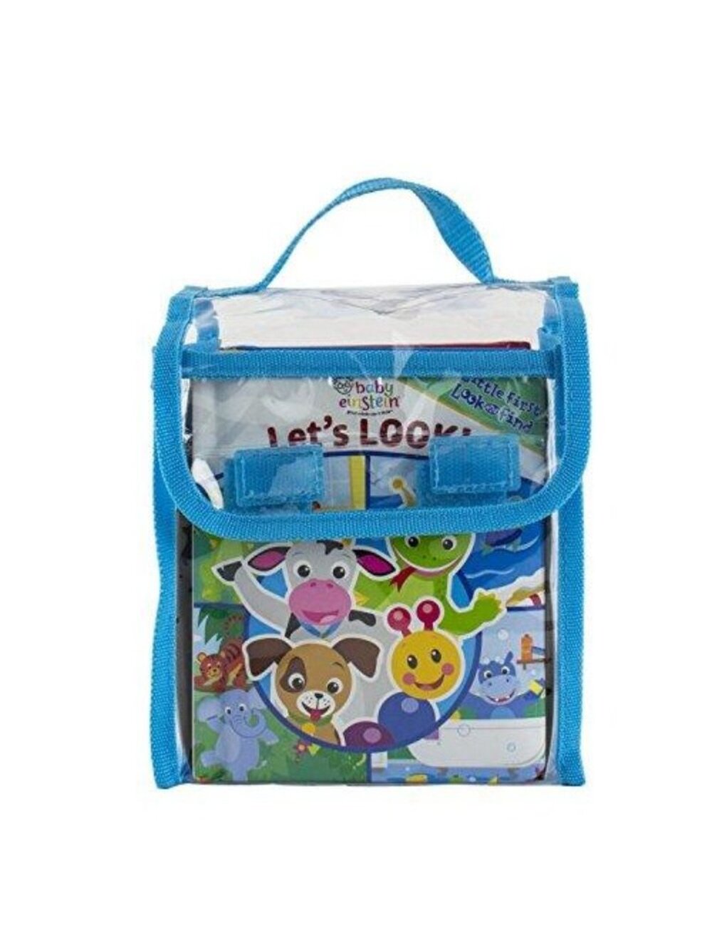 Baby Einstein Lets Look Board Book Set With Carrying Case